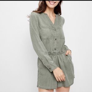 Old Navy Olive Green Utility Romper - S